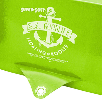 TRC Recreation Super Soft SS Goodlife Floating Kooler for Pool/Spa in Fierce Green