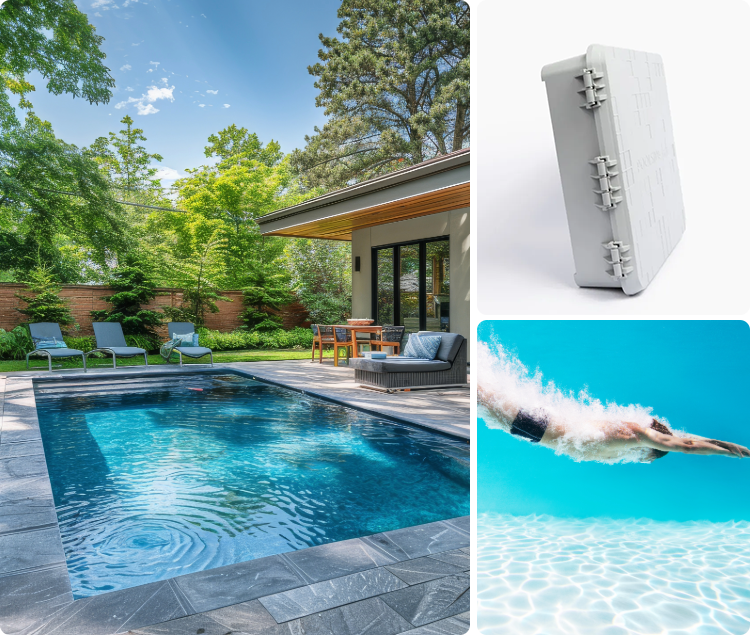 PoolSide Tech ATT-4-CHEM | The Attendant 4 + Chemistry Module