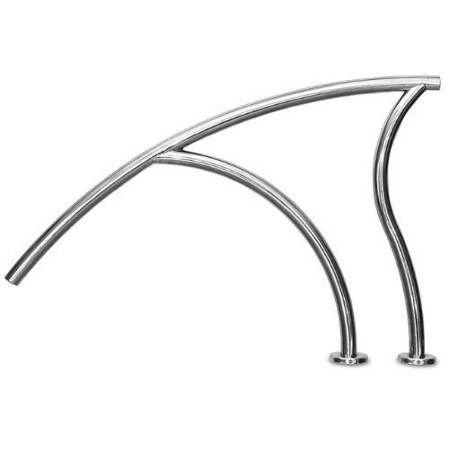 Pool Deck-to-Deck Return Stair Rail
