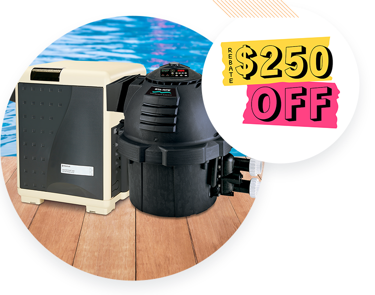 $250 rebate Pentair heaters